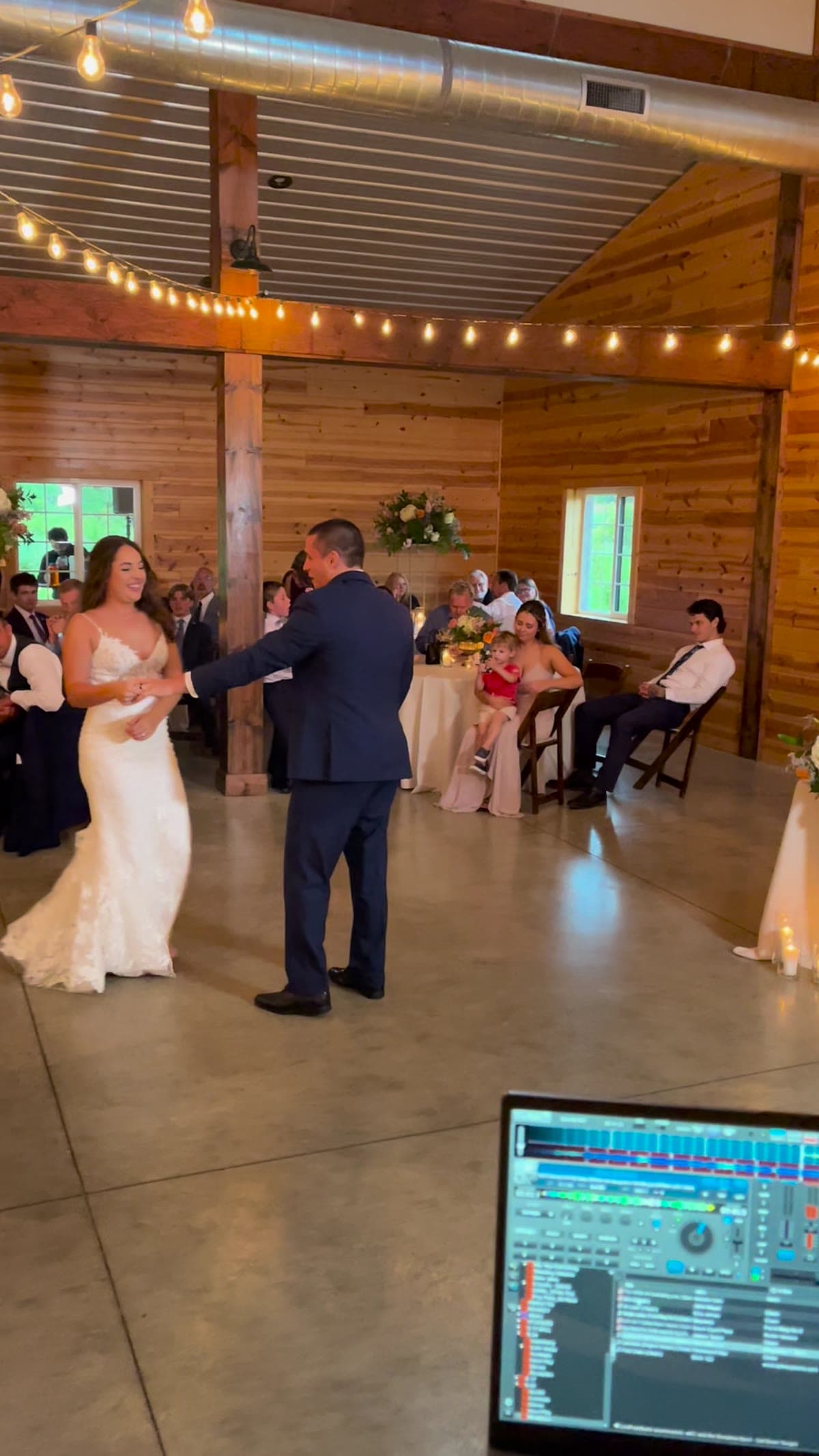 Wedding reception at Creekside Acres in Goodrich, MI, Michigan