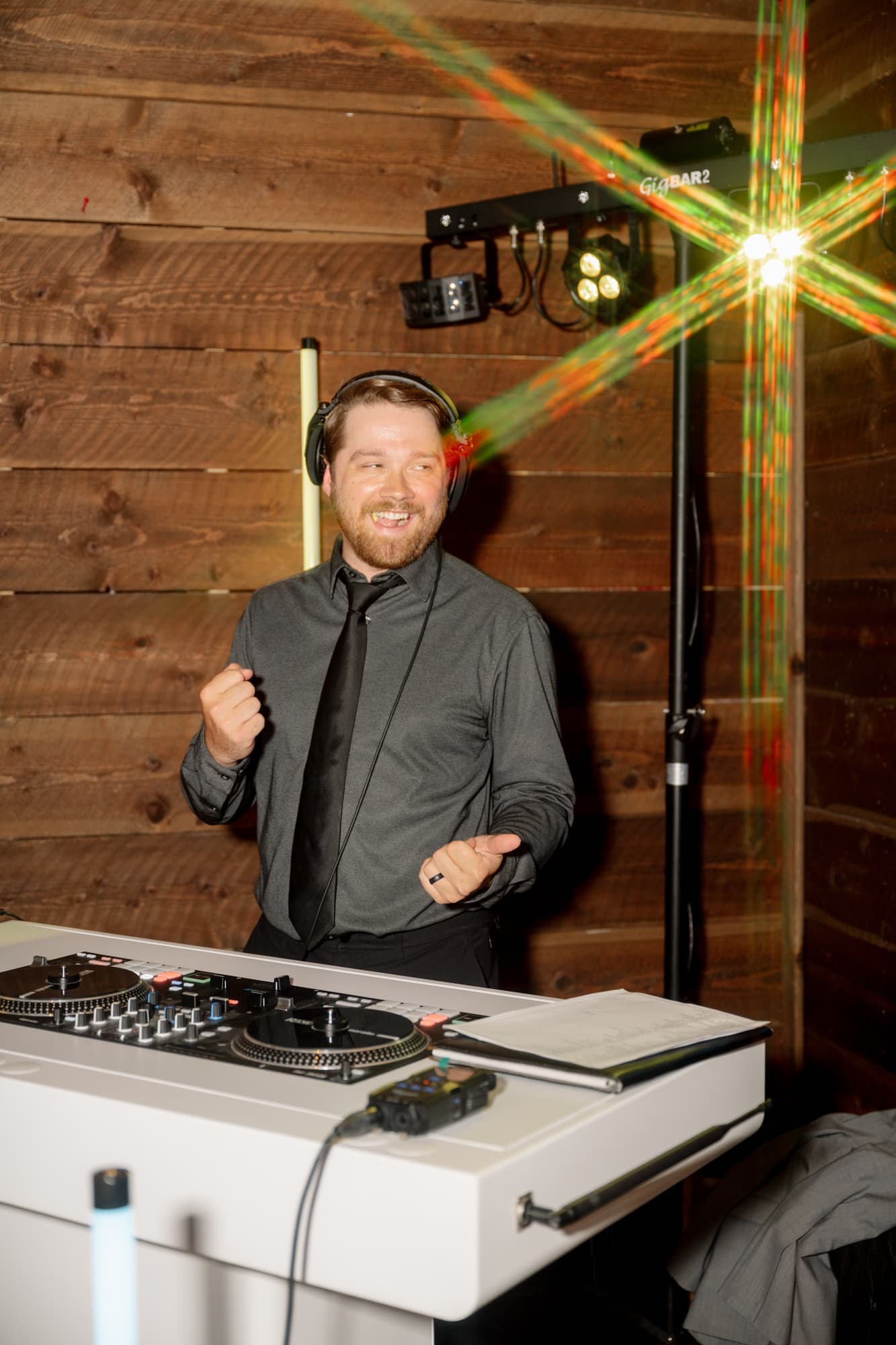 Michigan wedding reception Noah DeVoe DJ'd